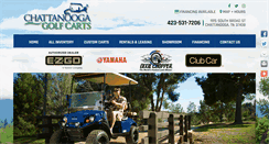 Desktop Screenshot of chattanoogagolfcarts.com